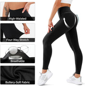 High Waisted Leggings for Women Tummy Control Buttery Soft Yoga Pants Womens Gym Workout Running Leggings