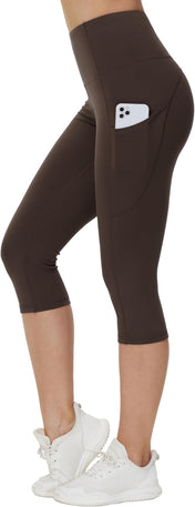 Dragon Fit High Waist Yoga Leggings with 3 Pockets,Tummy Control Workout Running 4 Way Stretch Yoga Pants