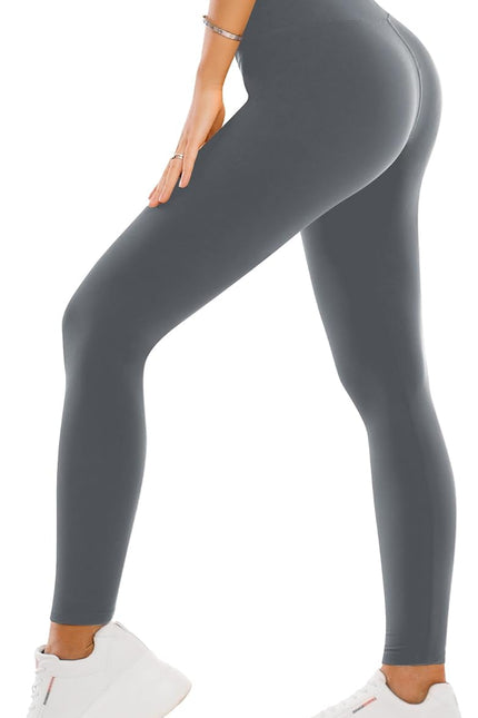 SINOPHANT High Waisted Leggings for Women - Full Length Capri Buttery Soft Yoga Pants for Workout Athletic