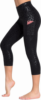 Dragon Fit High Waist Yoga Leggings with 3 Pockets,Tummy Control Workout Running 4 Way Stretch Yoga Pants