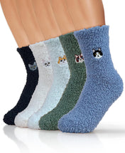 TEHOOK Warm & Cozy Gifts for Women, Stocking Stuufers, Fluffy Fuzzy Plush Sleeping Slipper Socks - Soft Warm Fabric