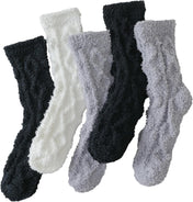 TEHOOK Warm & Cozy Gifts for Women, Stocking Stuufers, Fluffy Fuzzy Plush Sleeping Slipper Socks - Soft Warm Fabric