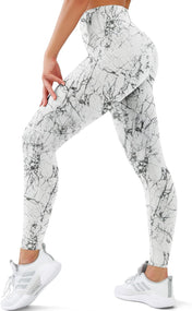 High Waisted Leggings for Women Tummy Control Buttery Soft Yoga Pants Womens Gym Workout Running Leggings