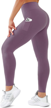 High Waisted Leggings for Women Tummy Control Buttery Soft Yoga Pants Womens Gym Workout Running Leggings