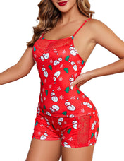 Avidlove Women Sleepwear Lace Pajamas Set Shorts Nightwear Camisole Short Sets