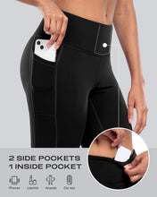 CHRLEISURE Fleece Lined Leggings Women with Pockets - Winter Warm Thermal Thick Tights High Waisted Yoga Pants