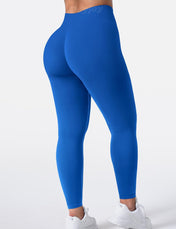 VOYJOY Seamless Leggings for Women High Waist Yoga Pants Scrunch Butt Lifting Elastic Tights