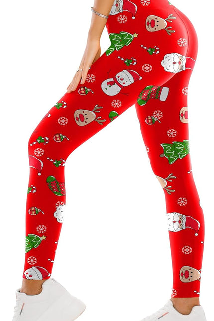 SINOPHANT High Waisted Leggings for Women - Full Length Capri Buttery Soft Yoga Pants for Workout Athletic