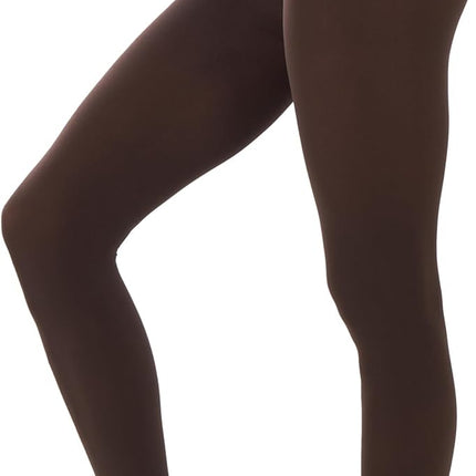 Heyuu Women'S 80D Ultra Soft Opaque Tights, High Waist Solid Color Footed Pantyhose with 29 Colors