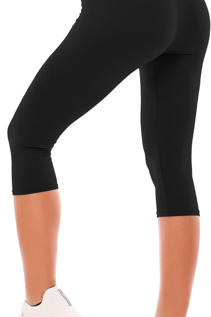 SINOPHANT High Waisted Leggings for Women - Full Length Capri Buttery Soft Yoga Pants for Workout Athletic