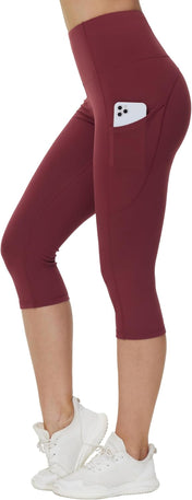 Dragon Fit High Waist Yoga Leggings with 3 Pockets,Tummy Control Workout Running 4 Way Stretch Yoga Pants