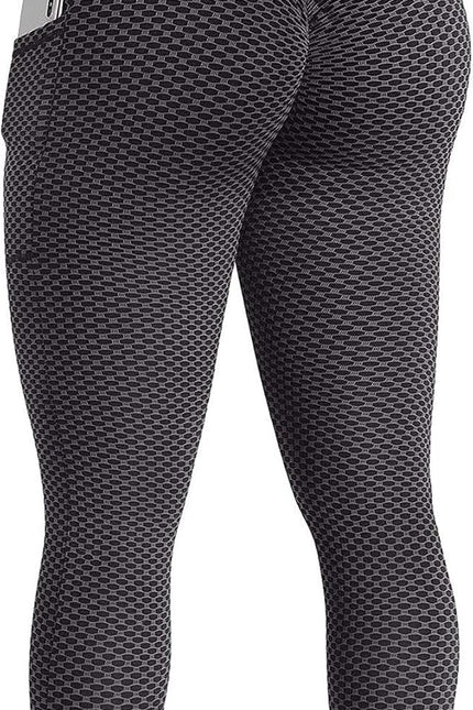 JGS1996 Butt Lifting Leggings for Women Tummy Control Workout Yoga Pants High Waisted Scrunch Booty Gym Tights