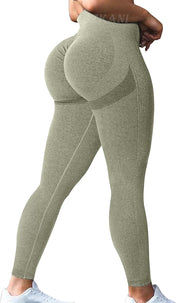 SZKANI Butt Lifting Leggings for Women Booty High Waisted Workout Yoga Pants Scrunch Butt Gym Seamless Booty Tight