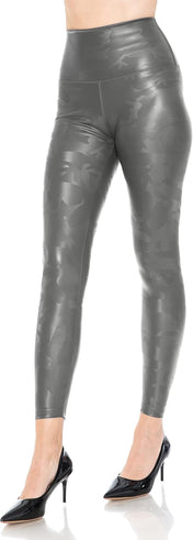 Leggings Depot Women'S High Waist Faux Leather Leggings Tights Pleather Pants