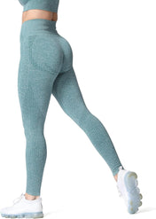 Aoxjox Women'S High Waist Workout Gym Vital Seamless Leggings Yoga Pants