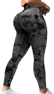 SZKANI Butt Lifting Leggings for Women Booty High Waisted Workout Yoga Pants Scrunch Butt Gym Seamless Booty Tight