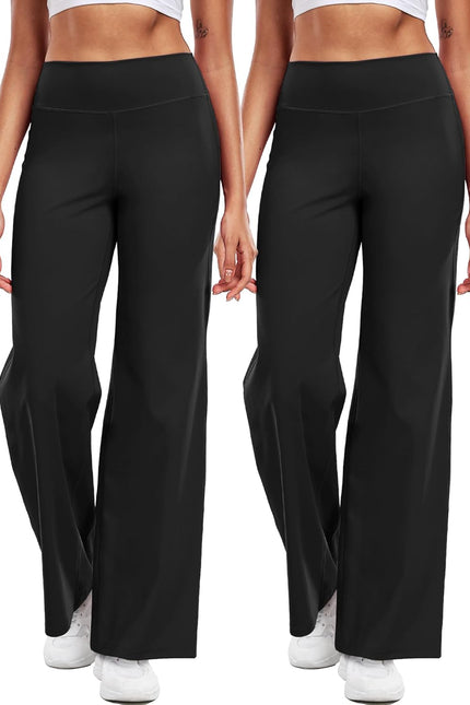 CADMUS Yoga Pants for Women Wide Leg Trousers High Waist Stretch Casual Lounge Sweatpants