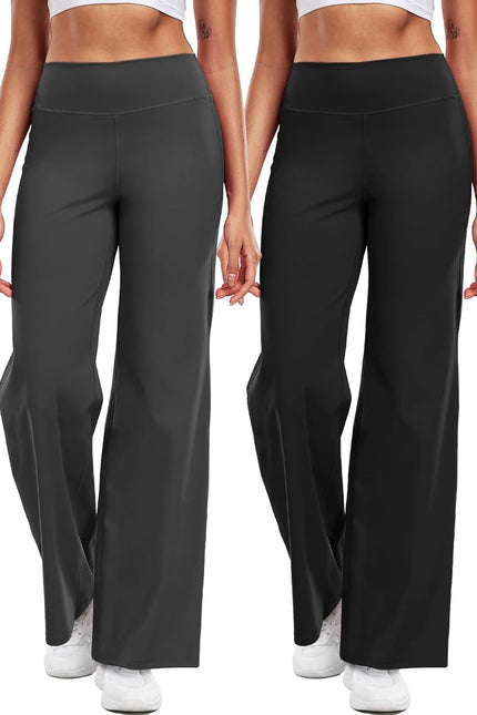 CADMUS Yoga Pants for Women Wide Leg Trousers High Waist Stretch Casual Lounge Sweatpants