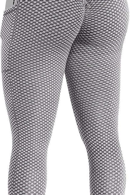 JGS1996 Butt Lifting Leggings for Women Tummy Control Workout Yoga Pants High Waisted Scrunch Booty Gym Tights