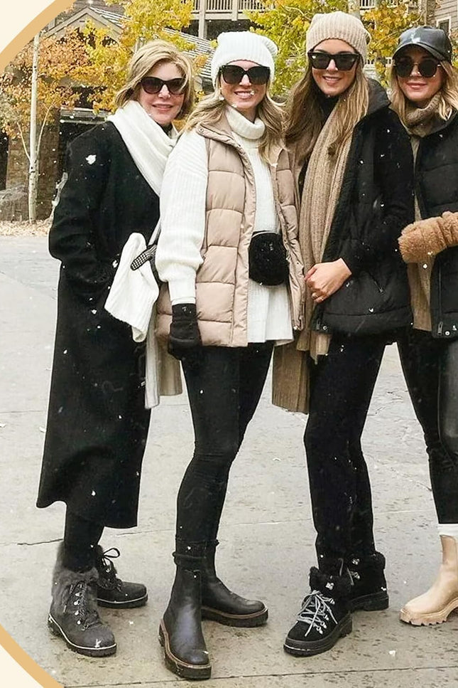 FULLSOFT Fleece Lined Leggings Women Tummy Control High Waisted Workout Winter Warm Soft Yoga Pants