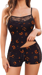 Avidlove Women Sleepwear Lace Pajamas Set Shorts Nightwear Camisole Short Sets