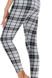 Black White Plaid / No Pocket / Small-Medium