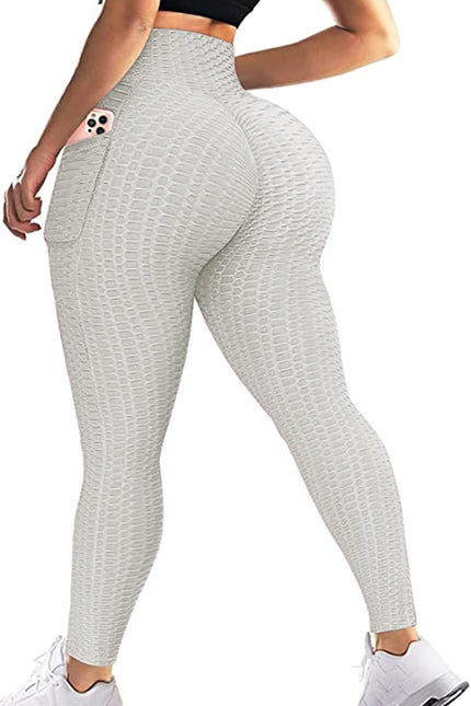 JGS1996 Butt Lifting Leggings for Women Tummy Control Workout Yoga Pants High Waisted Scrunch Booty Gym Tights