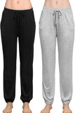 Jogger Pants Black/Gray / Medium