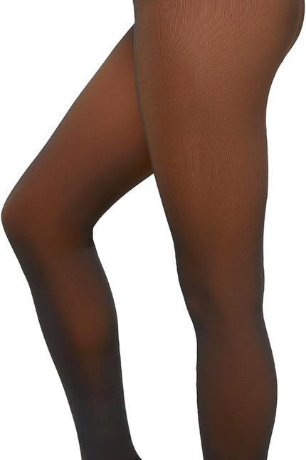 Fleece Lined Tights Women Sheer Warm Pantyhose Leggings Fake Translucent Thermal Winter Thick Tights for Dresses