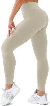 High Waisted Leggings for Women Tummy Control Buttery Soft Yoga Pants Womens Gym Workout Running Leggings